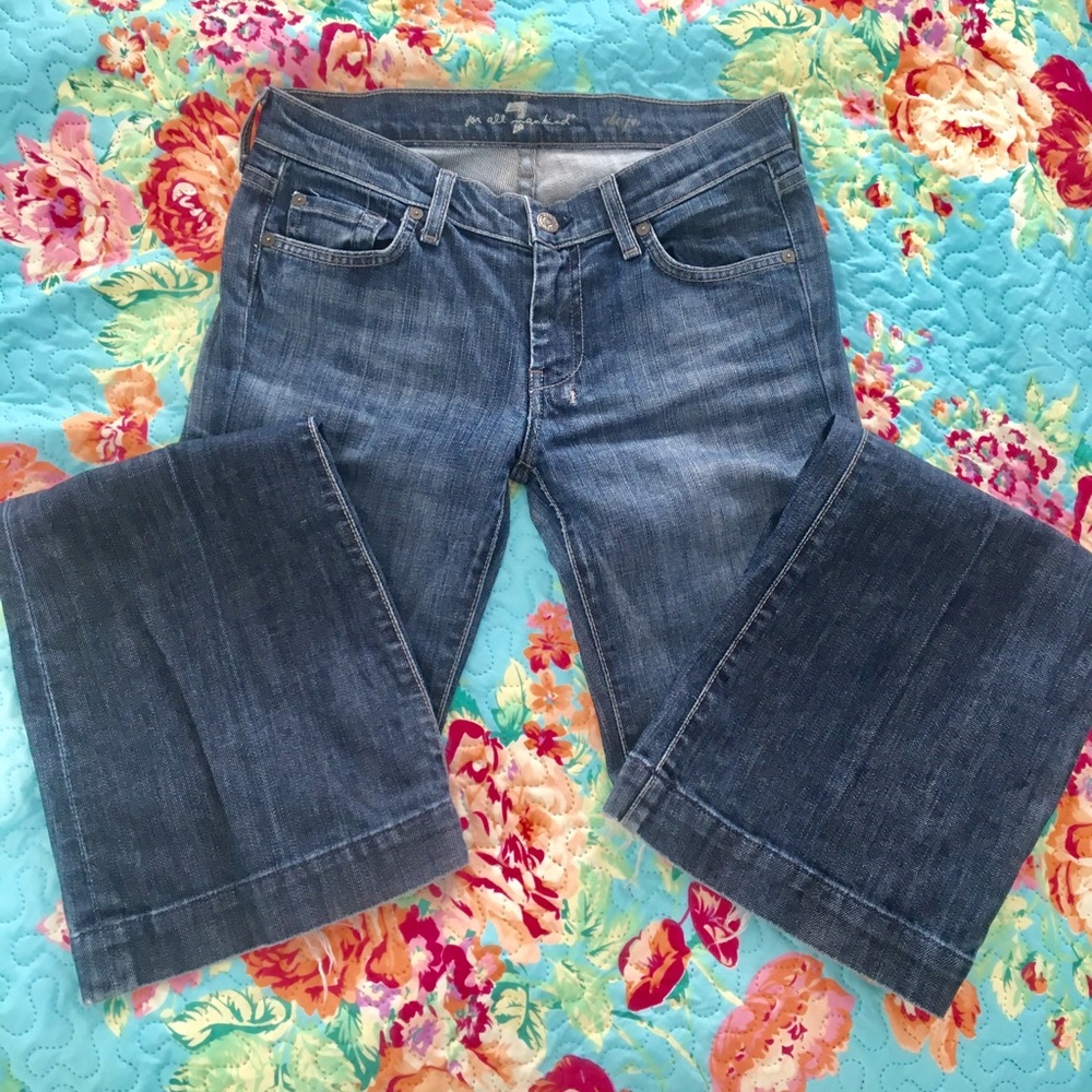 7 for all mankind dojo trouser jeans 28x33 3/4